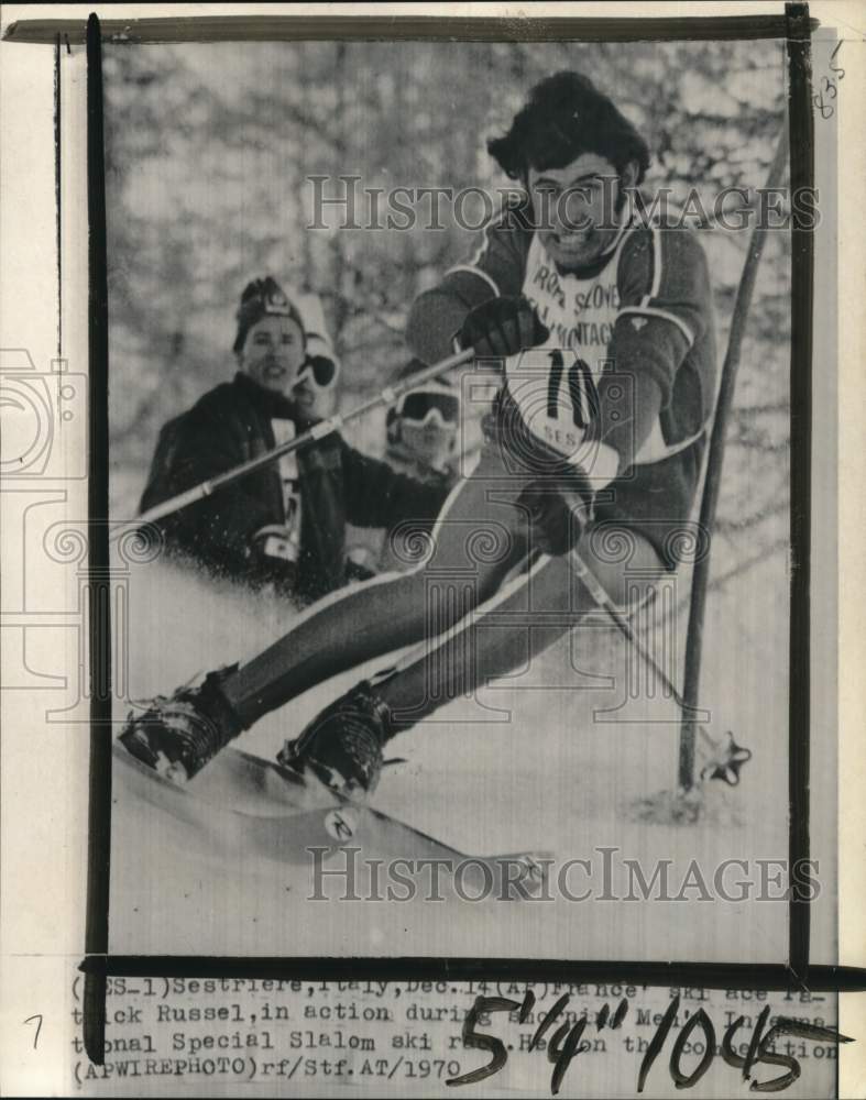 1970 Press Photo French skier Patrick Russel in Italy - pis00432- Historic Images