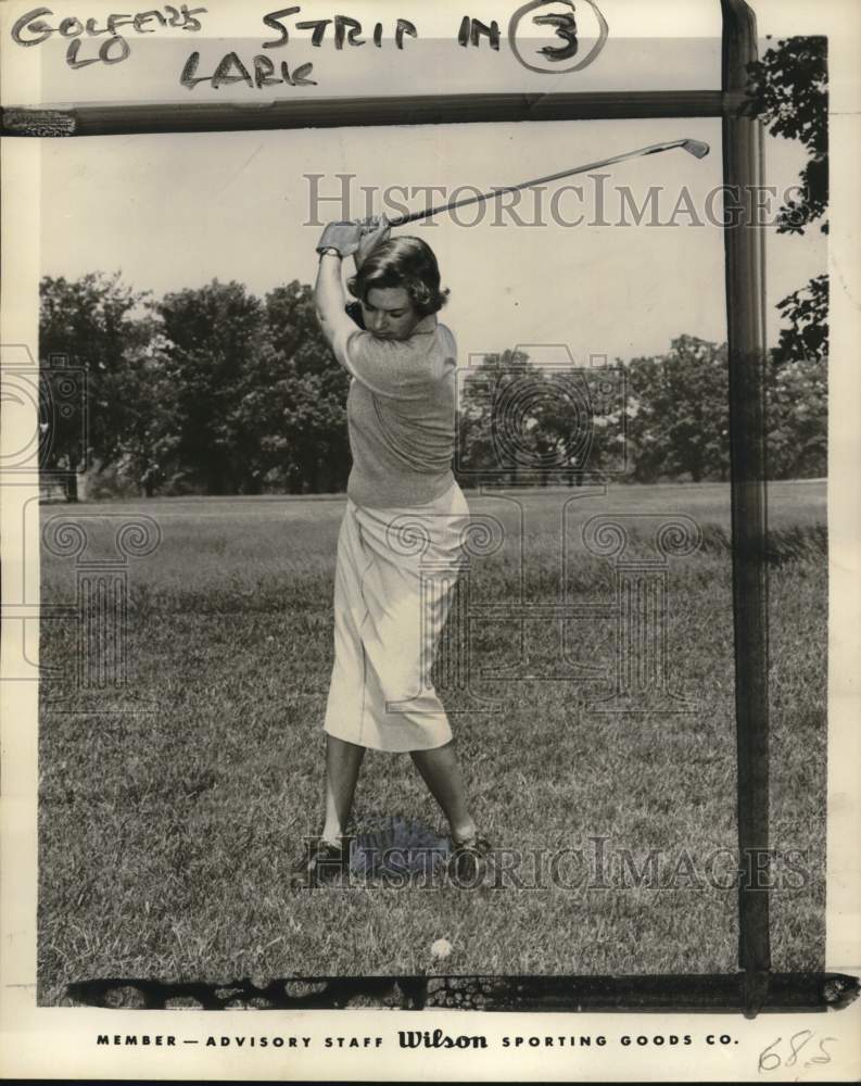 1956 Press Photo Golfer Betsy Rawls - pis00437 - Historic Images