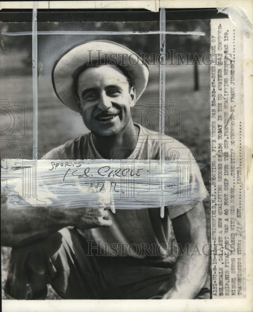 1946 Press Photo Golfer Skee Riegel At Springfield New Jersey Amateur Tournament - Historic Images