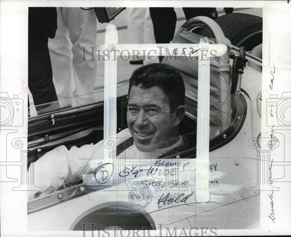 1969 Auto racer Roger McCluskey suited up in his car-Historic Images