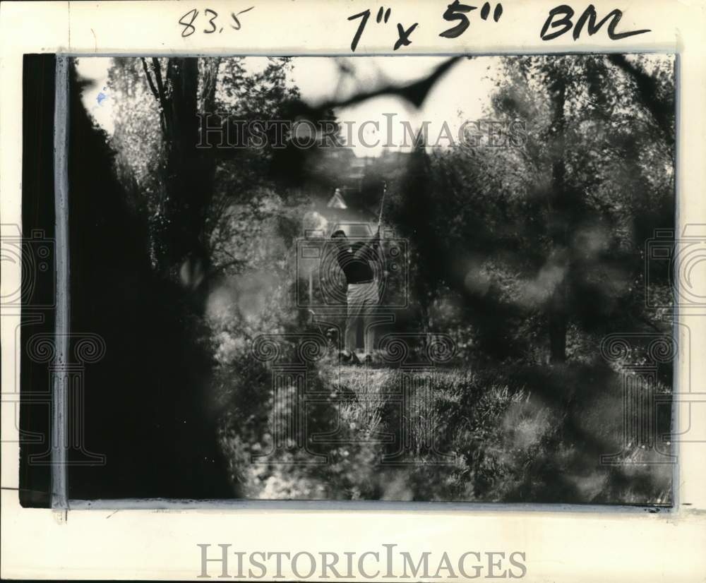 1969 Press Photo Man playing golf - pis01360 - Historic Images