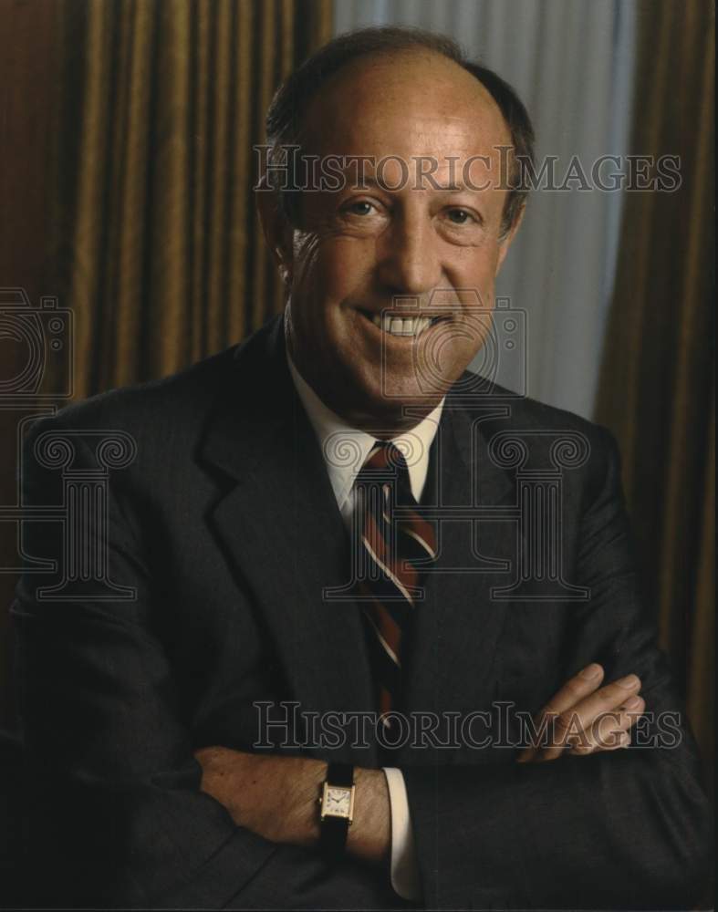 1985 Press Photo Pete Rozelle, National Football League Commissioner - pis01685- Historic Images