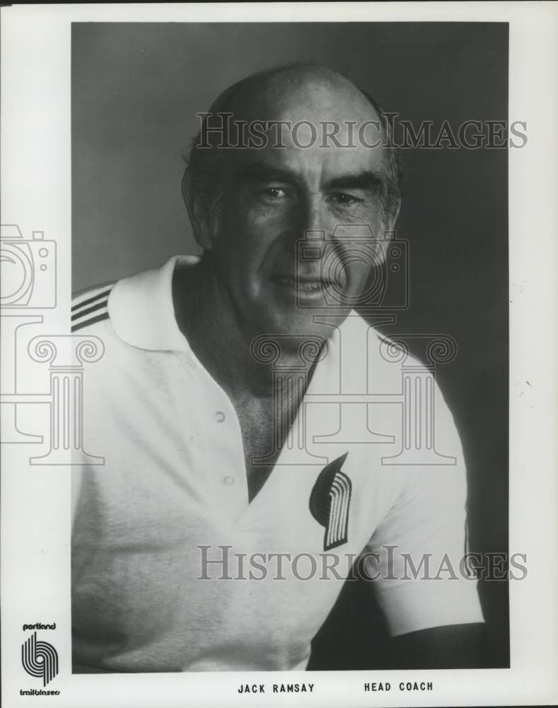 1978 Press Photo Portland Trail Blazers Head Coach Jack Ramsay, Basketball - Historic Images