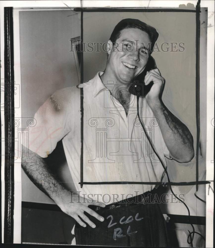 1956 Press Photo Bob Friend, Pittsburgh Pirates Baseball Pitcher - pis02030 - Historic Images