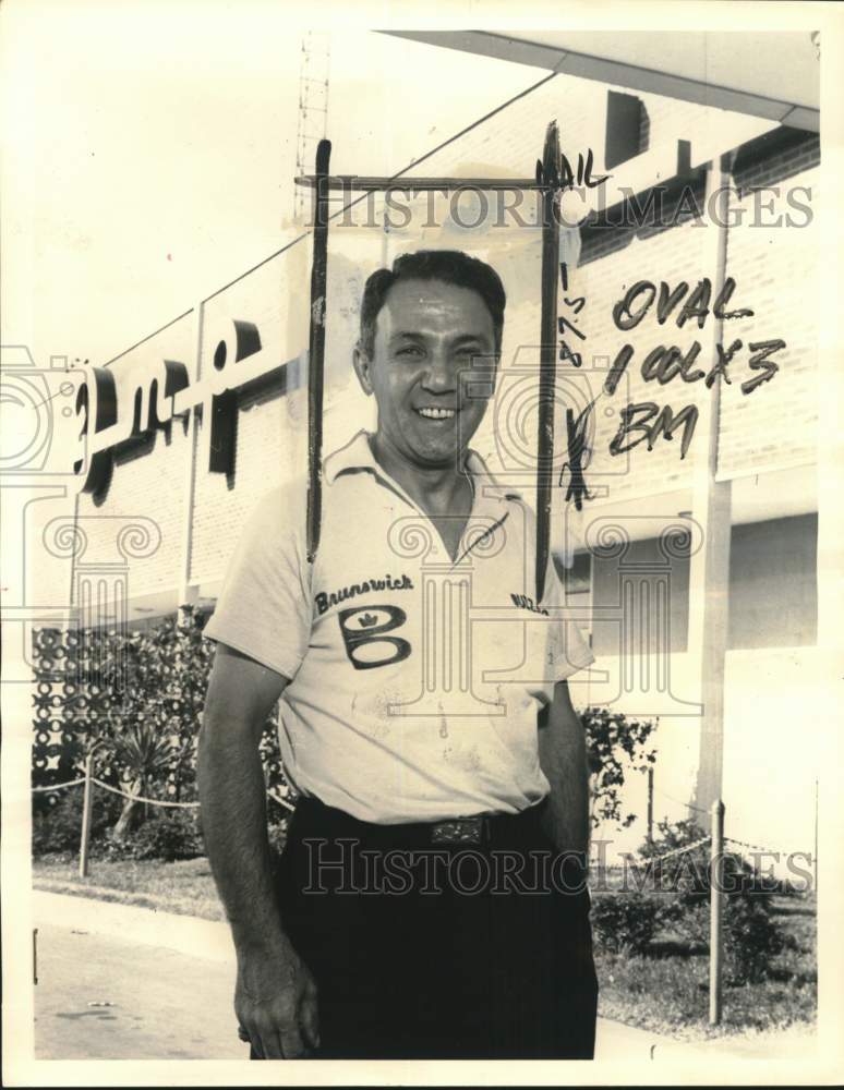 1963 Press Photo Pro Bowler Buzz Fazio - pis02047- Historic Images