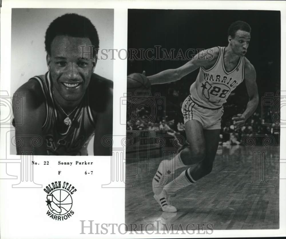 1977 Press Photo Sonny Parker, Golden State Warriors Basketball Player- Historic Images