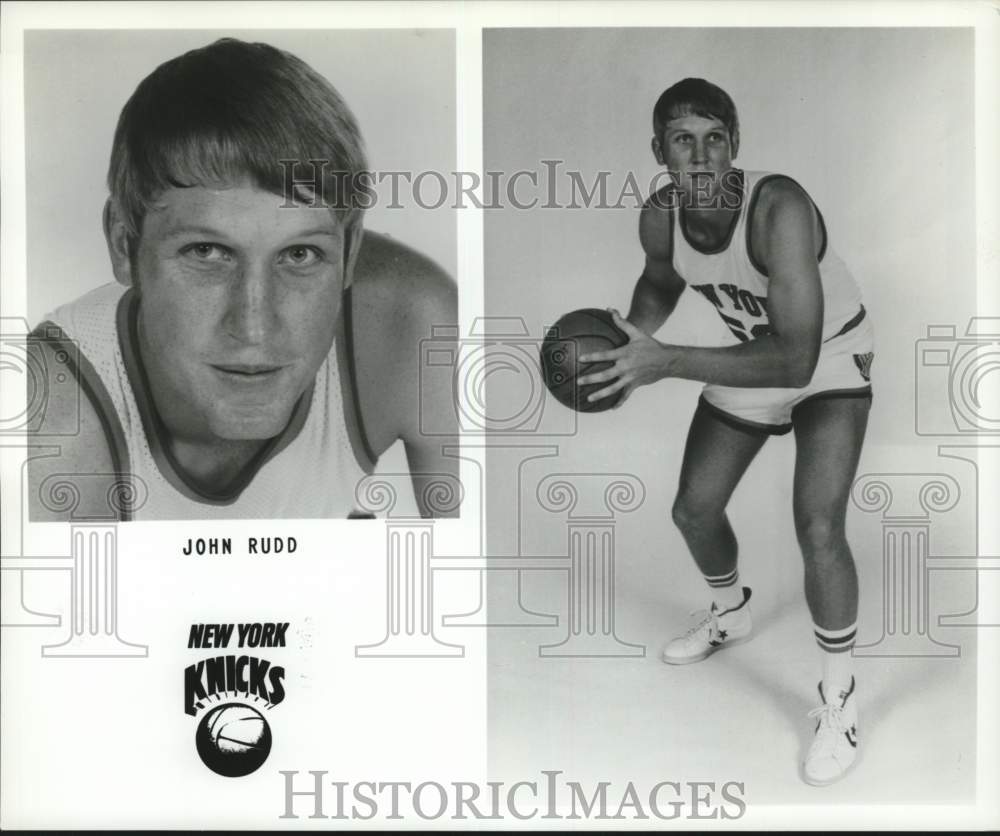 1978 Press Photo Basketball player John Rudd of the New York Knicks ...