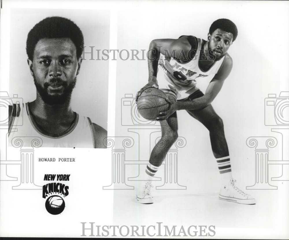 1975 Press Photo Basketball player Howard Porter, New York Knicks - pis02411 - Historic Images