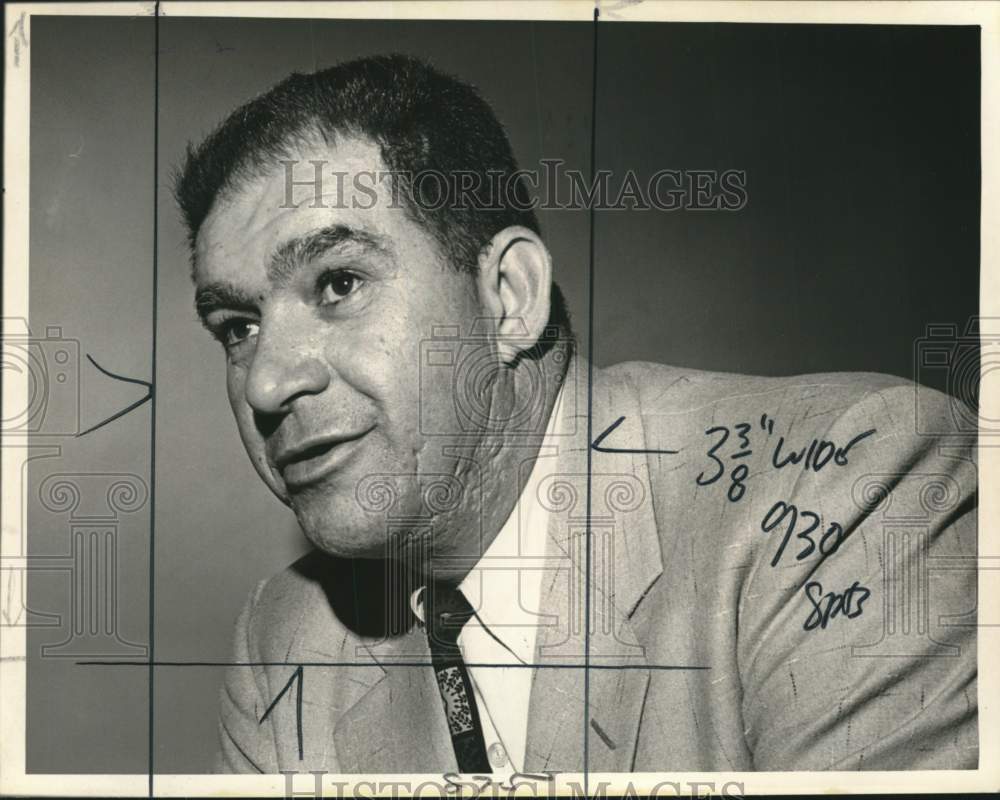 1966 Press Photo Coach Steve Musseau, University of Idaho - pis02426 - Historic Images