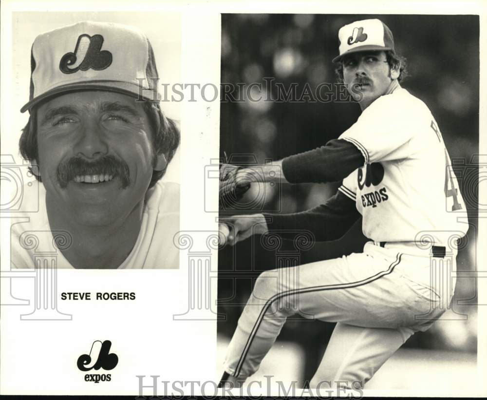 1979 Press Photo Montreal Expos&#39; baseball player Steve Rogers - pis03738- Historic Images