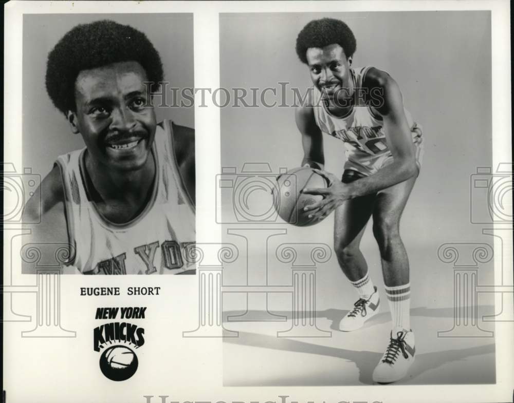 1975 Press Photo New York Knicks&#39; basketball player Eugene Short - pis03747- Historic Images