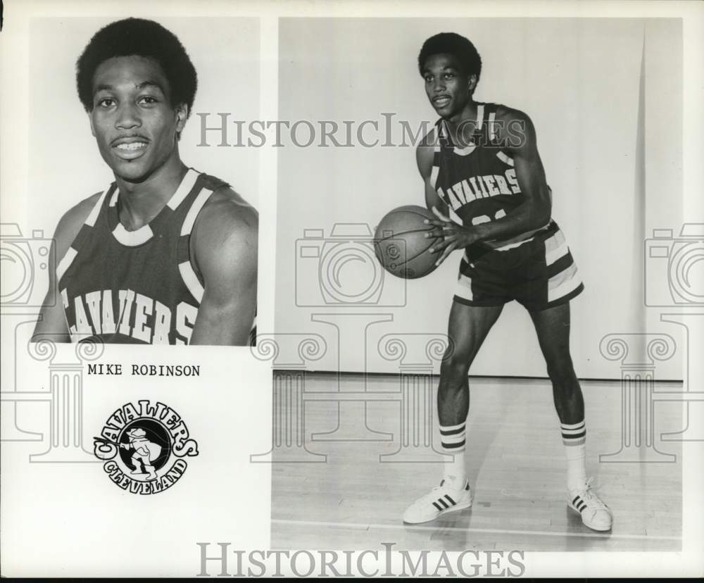 1975 Press Photo Cleveland Cavaliers Basketball player Mike Robinson - pis04239- Historic Images