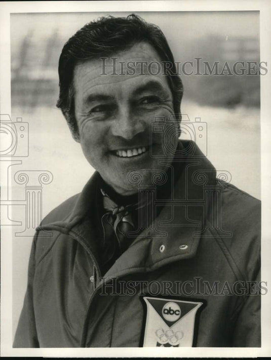 Press Photo ABC Sports Expert Commentator Art Devlin - pis05008- Historic Images