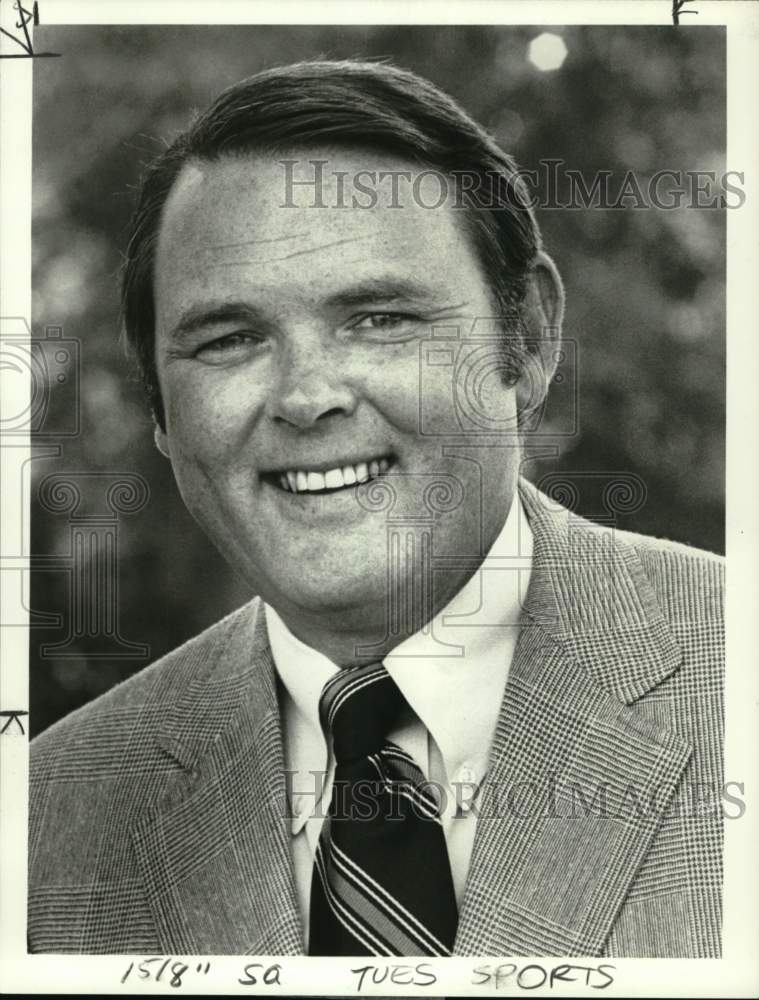 1978 Press Photo Portrait of Sports Commentator Keith Jackson - pis06086- Historic Images