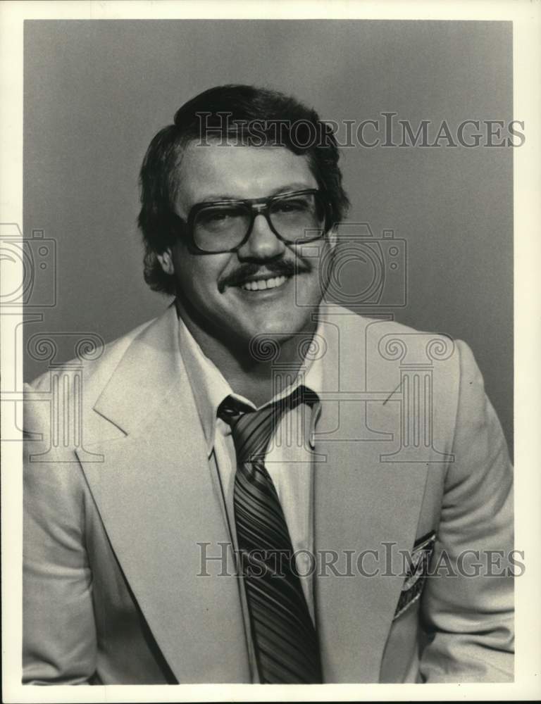 1981 Press Photo Ex-football player Alex Karras, &quot;ABC&#39;s Monday Night Football&quot; - Historic Images