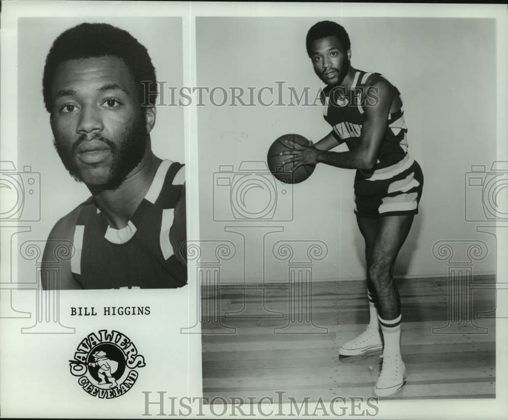 1975 Press Photo Cleveland Cavalier&#39;s basketball player Bill Higgins - pis08079 - Historic Images