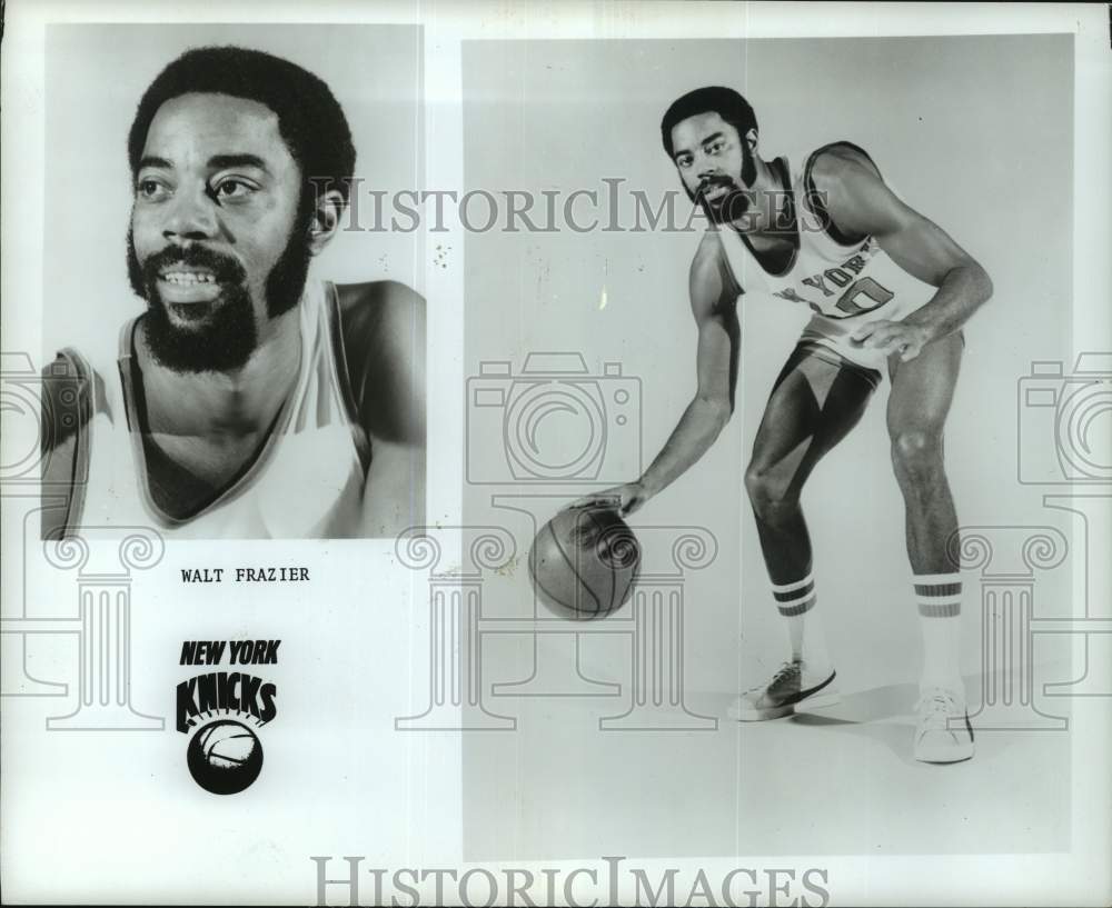 1975 Press Photo New York Knicks' basketball player Walt Frazier - pis08093- Historic Images