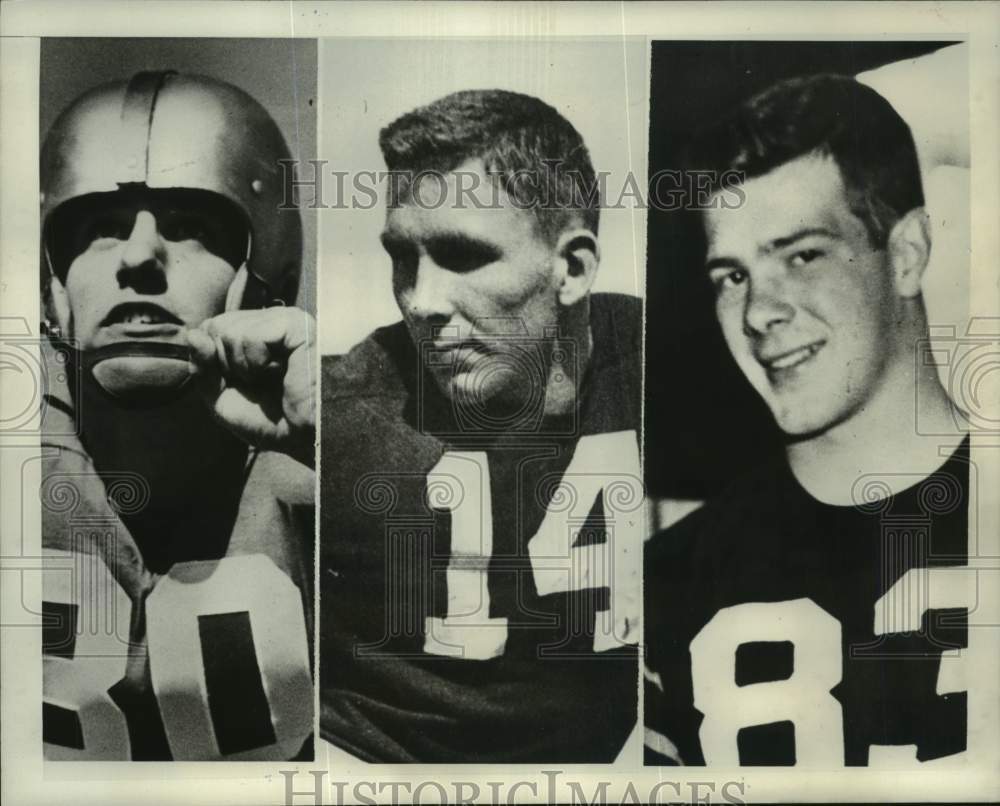 1952 Press Photo Members of the All-American defensive football team - pis08320 - Historic Images