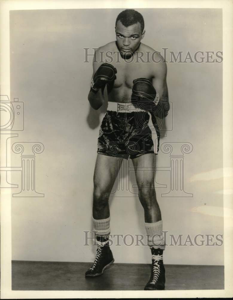 1958 Press Photo Boxer Tombstone Smith - pis08681- Historic Images