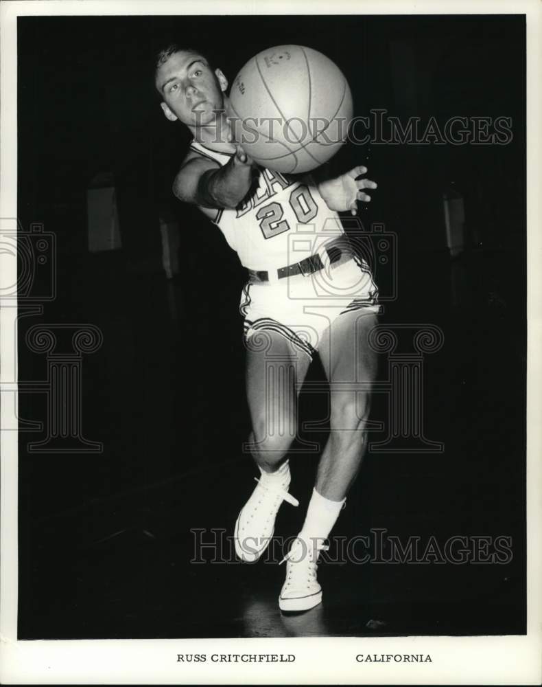 1969 Press Photo California&#39; basketball player Russ Critchfield - pis08695- Historic Images