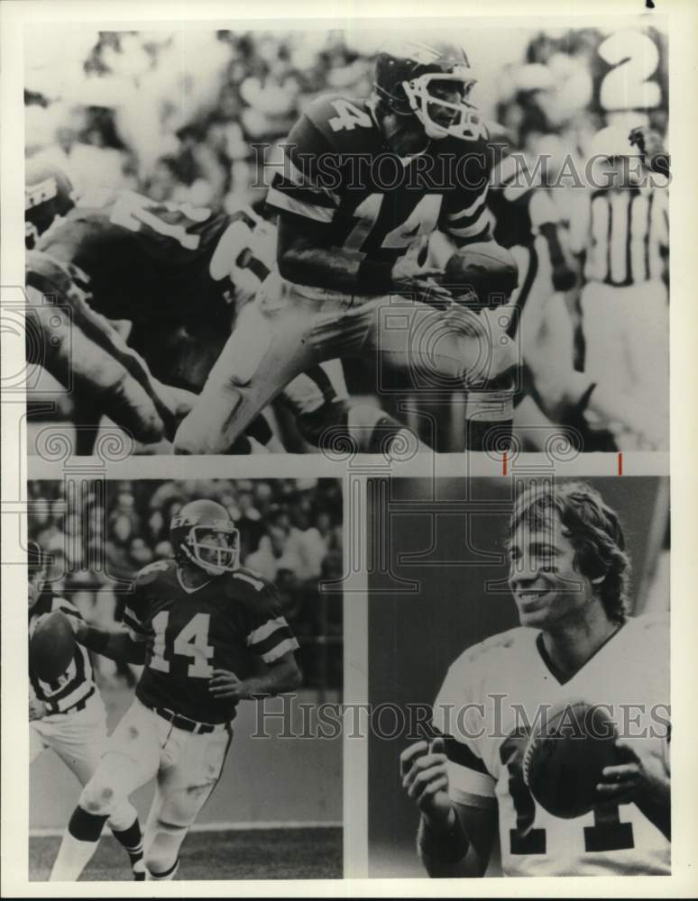 1982 Press Photo New York Jets Football Team Quarterback Richard Todd In Action - Historic Images