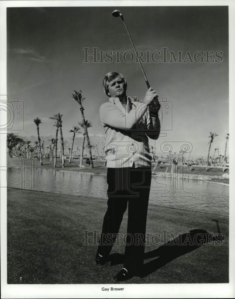 1980 Press Photo Golfer Gay Brewer - pis10226- Historic Images