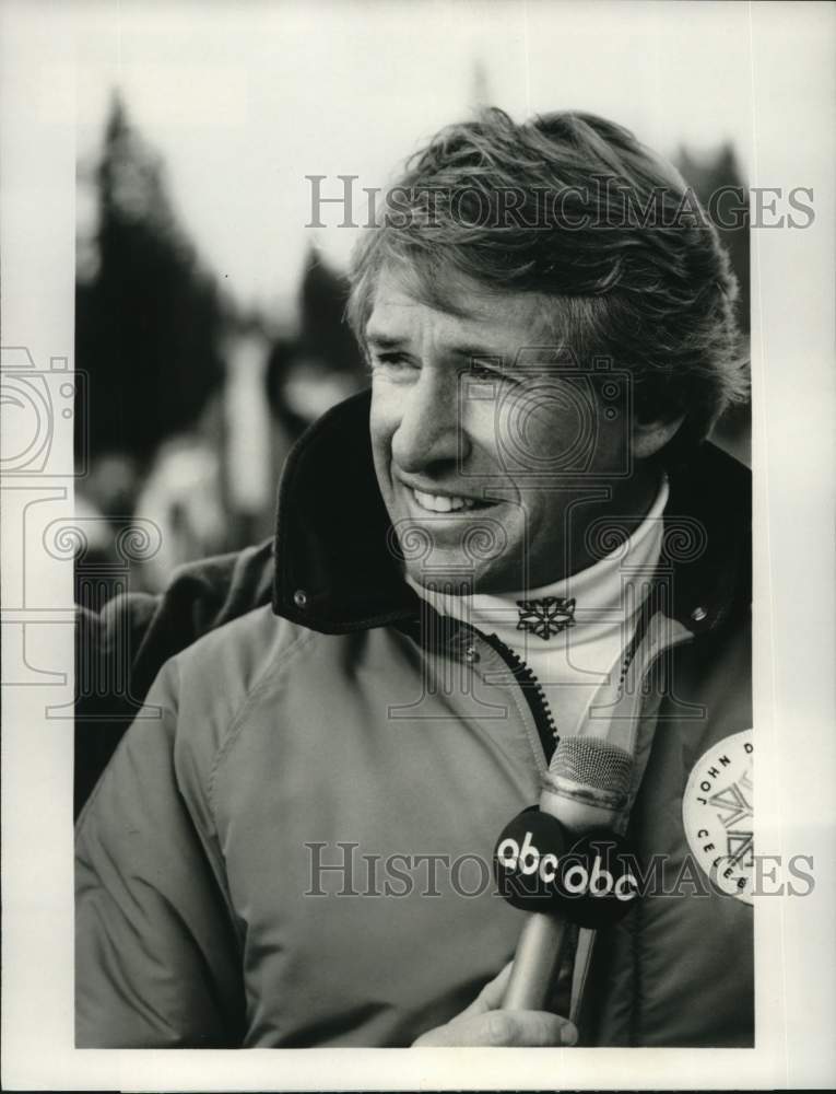 1980 Press Photo ABC Sports commentator Bob Beattie - pis17502 - Historic Images