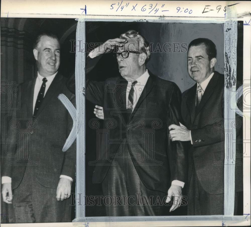 1969 President Richard M. Nixon &amp; Senator Everett Dirksen, DC-Historic Images