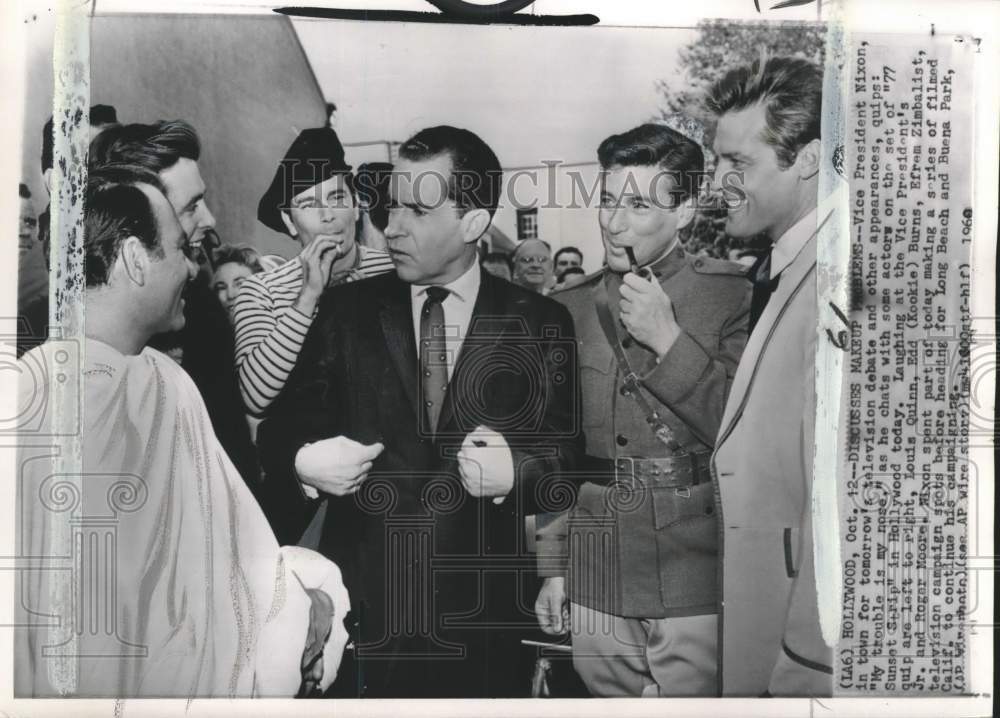1960 Vice President Nixon on the set of &quot;77 Sunset Strip,&quot; Hollywood-Historic Images