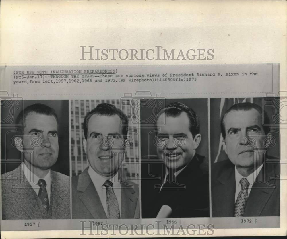 1957 Various Views Of President Richard M. Nixon Through The Years-Historic Images