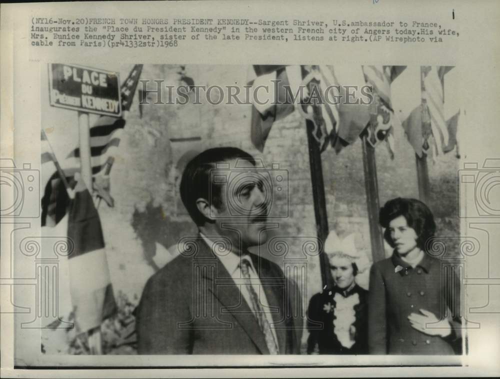1968 Sargent Eunice Kennedy Shriver, Ambassador to France-Historic Images