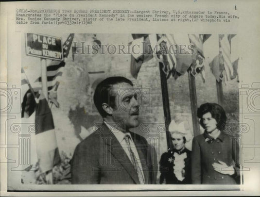 1968 Sargent Eunice Kennedy Shriver, Ambassador to France-Historic Images