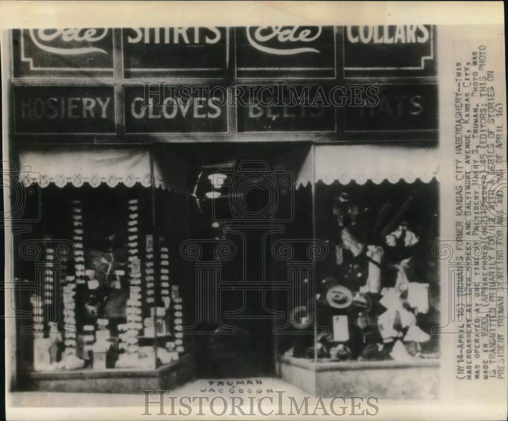 1920 A haberdashery at 12th street in Kansas City, Missouri - Historic Images