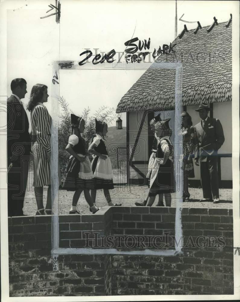 1959 Visitors Enjoy Danish Song And Dance At The Village Of Solvang-Historic Images