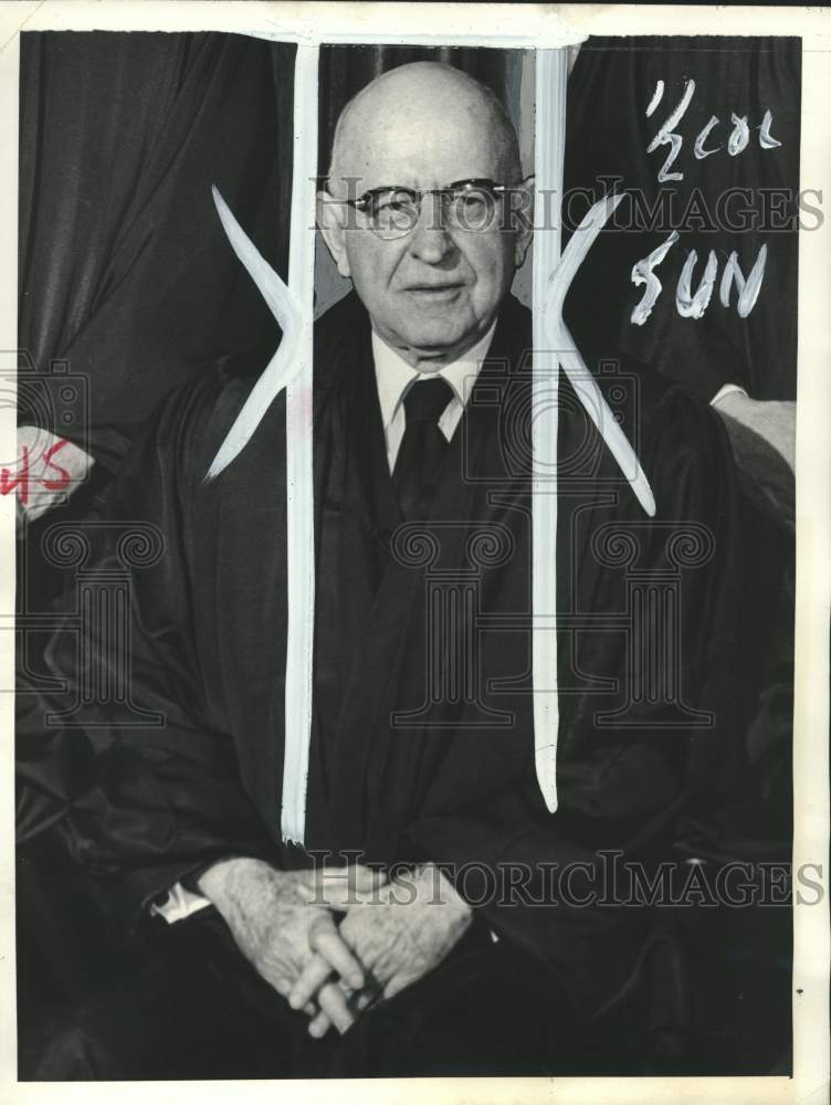 1957 Associate Justice Of US Supreme Court Stanley Reed Retires-Historic Images
