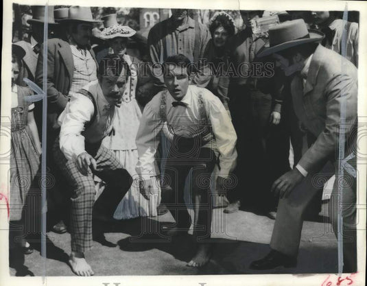 1958 Actors Lee Marvin and Montgomery Clift in "Raintree County"-Historic Images