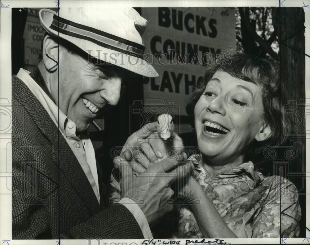 1966 Actress Imogene Coca and Husband King Donovan in New Jersey-Historic Images