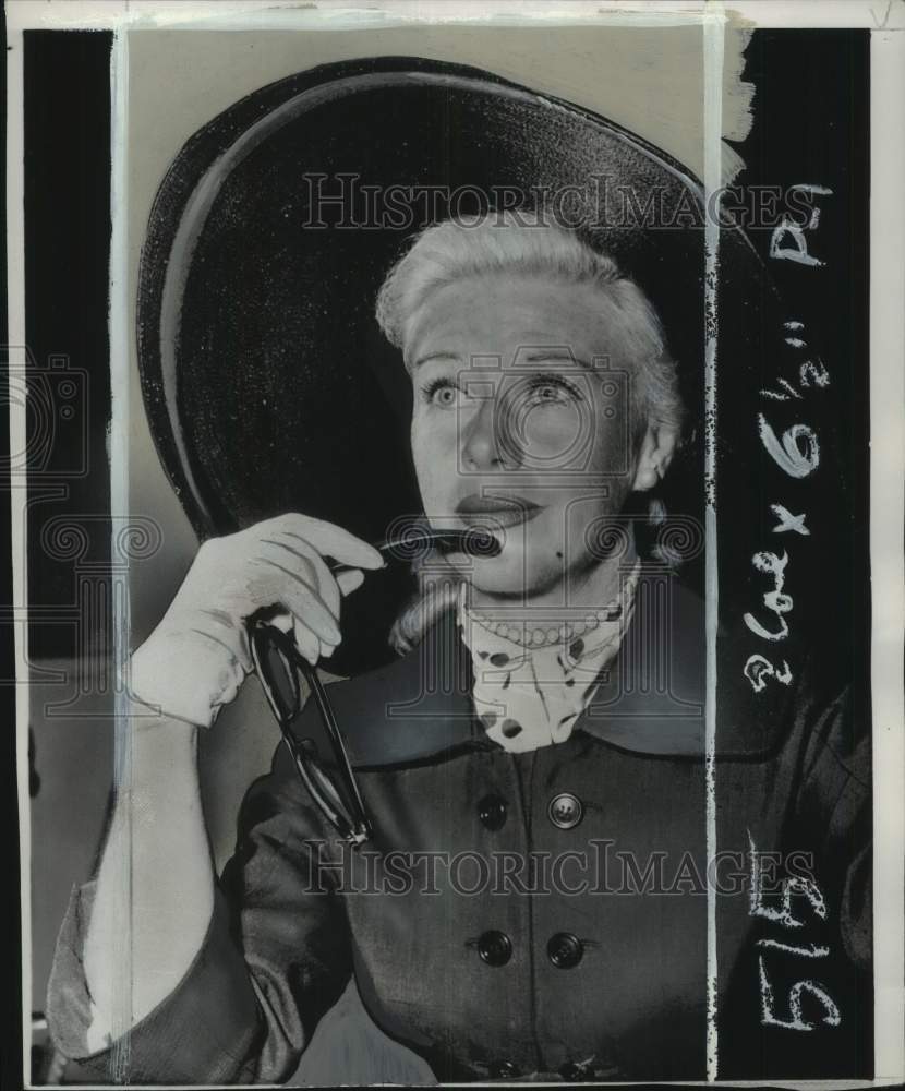1957 Ginger Rogers stars in "Too Little Talk, Too Much Speed"-Historic Images