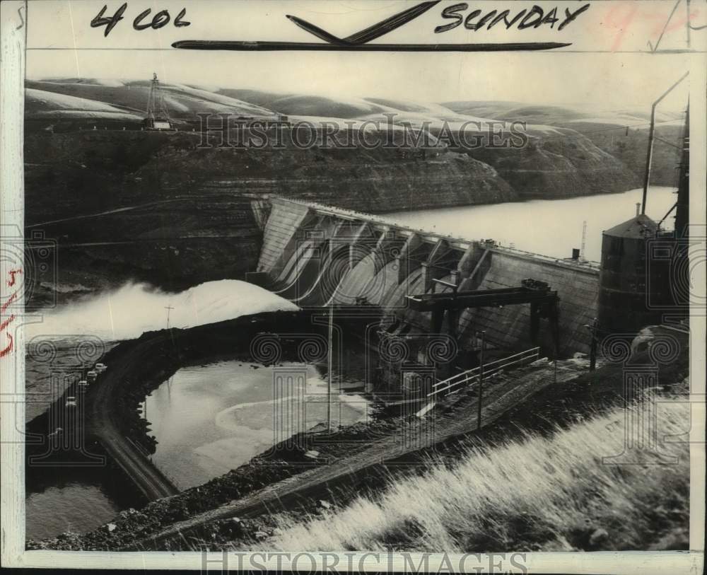 1958 Cochrane Dam on the Missouri River, Montana-Historic Images