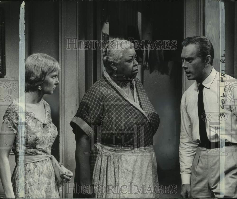 1959 Actor Yul Brynner & cast in a movie scene-Historic Images