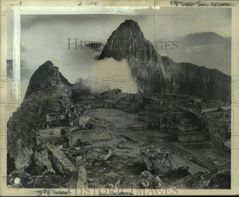 1965 Ruins Of Machu Picchu High In The Andes In Peru-Historic Images