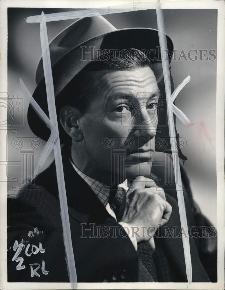 1953 Press Photo Singer Hoagy Carmichael of popular tune &quot;Stardust&quot; - pix29454 - Historic Images