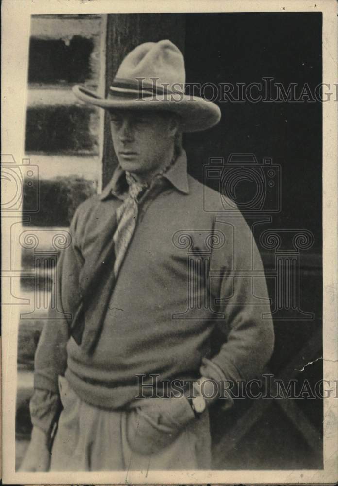 1924 Press Photo Prince Edward of Wales at a ranch in London - pix32497 - Historic Images