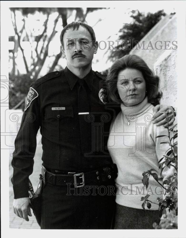 1984 Press Photo Actors Frederic Forrest &amp; Patty Duke Astin in &quot;Under Suspicion&quot; - Historic Images