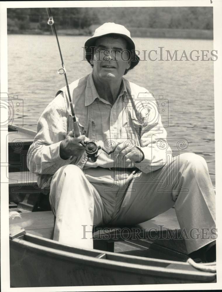 1990 Press Photo Actor James Garner In Hallmark Hall Of Fame&#39;s &quot;Decoration Day&quot;- Historic Images