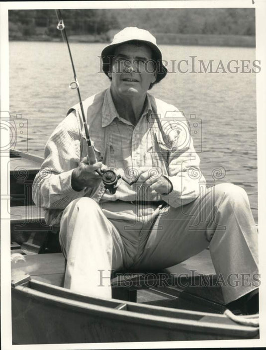 1990 Press Photo Actor James Garner In Hallmark Hall Of Fame's 