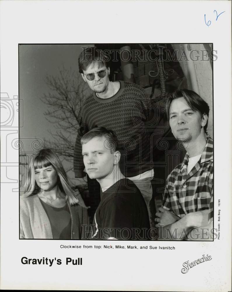 1995 Press Photo Musical Group, Gravity&#39;s Pull - pna19243- Historic Images