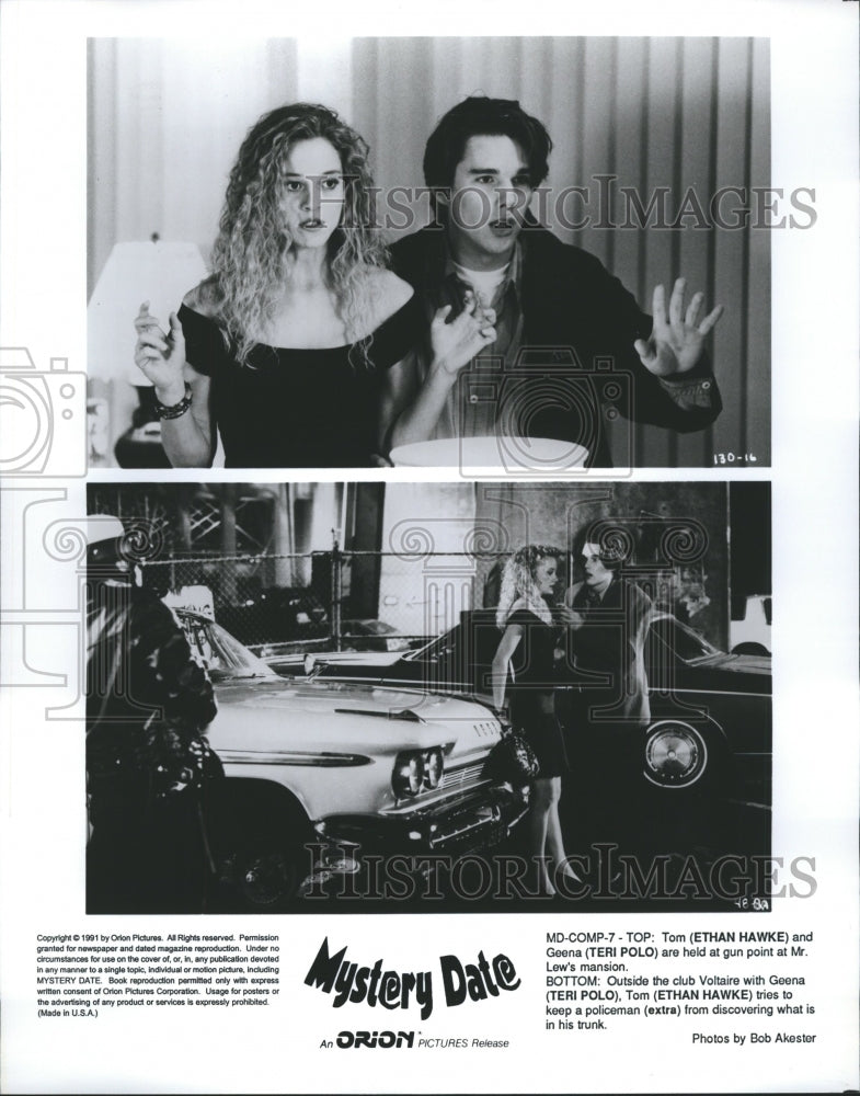 1991 Teri Polo Ethan Hawke &quot;Mystery Date&quot; - Historic Images