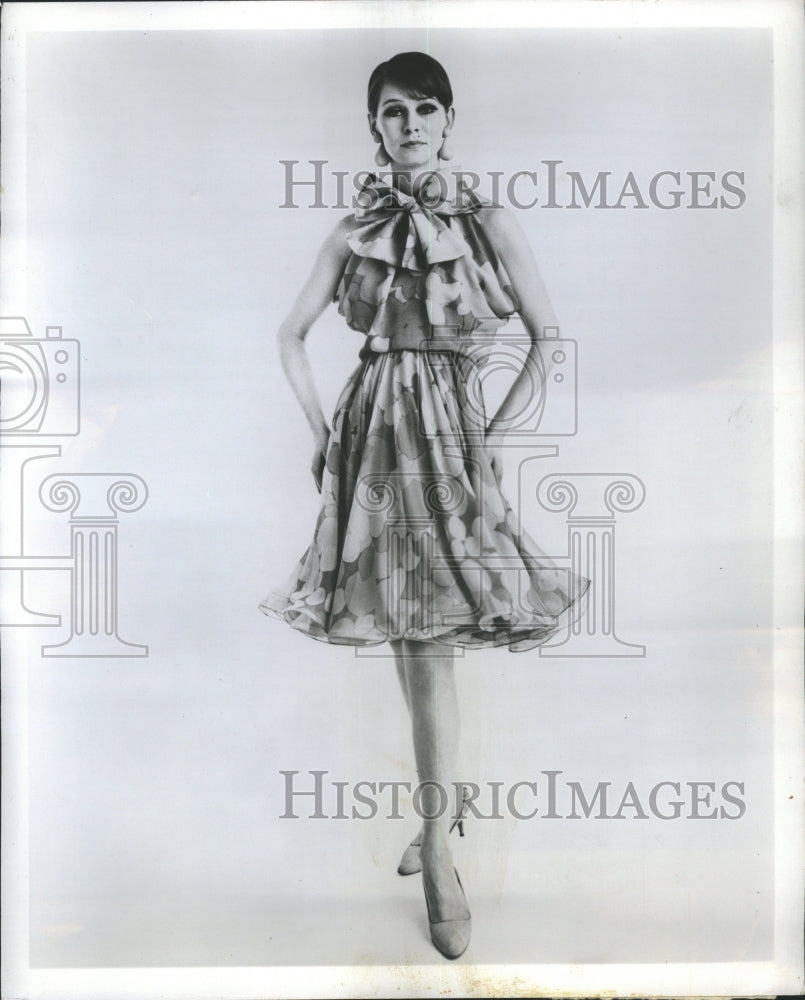 1965 Spring Dress-Off the Shoulders - Historic Images