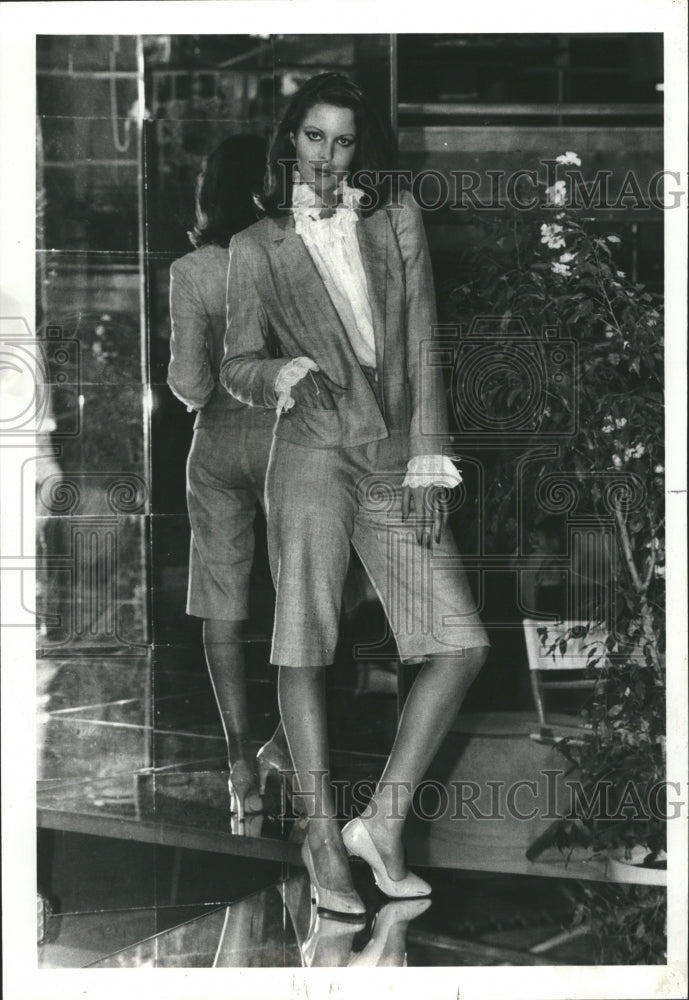 1979 Bill Atkinson designer Bermuda suit - Historic Images